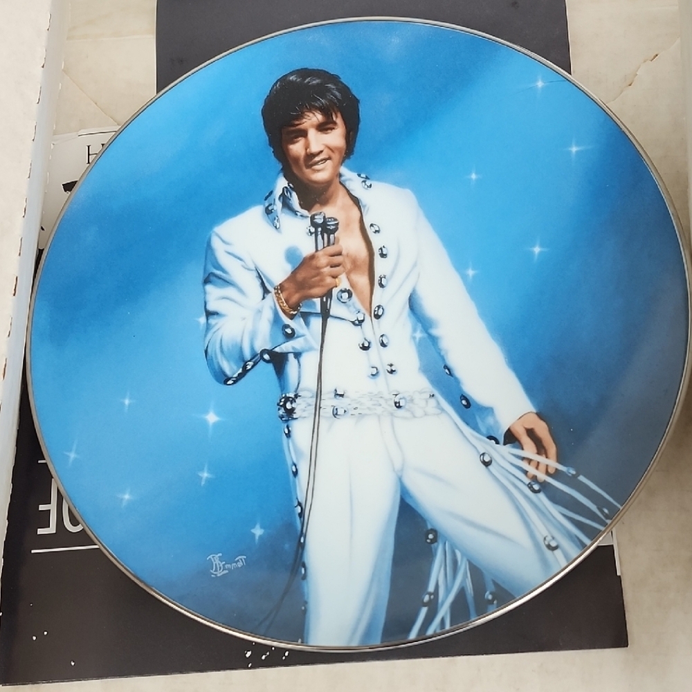 Blue and White Decorative Plate
